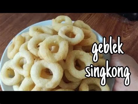 Resep Dan Cara Membuat Kolong Singkong Geblek Youtube