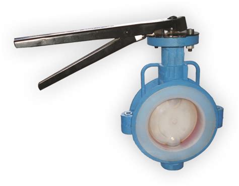 Fep Pvdf Pfa Lined Butterfly Valves Ptfe Butterfly Valves Manufacturer Exporter In India