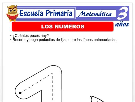 Los Números Para Niños De 3 Años Escuela Primaria