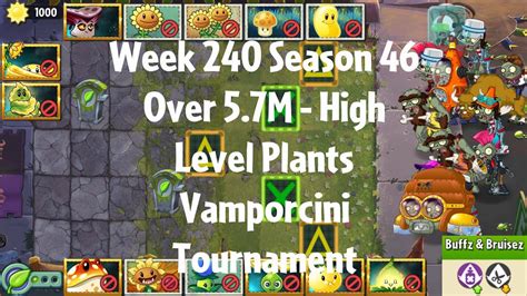 Over M Vamporcini Tournament Pvz Arena Week S High Level