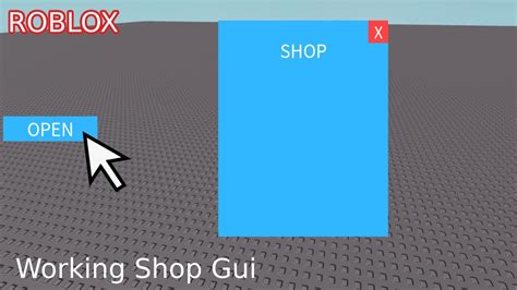 How To Make A Working Shop Gui Roblox Studio Youtube