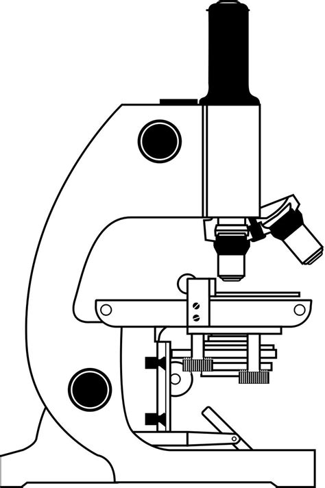 Dibujo De Microscopio Para Colorear Img