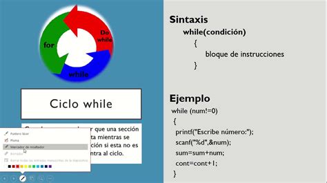 Ciclo While en lenguaje de programación C YouTube