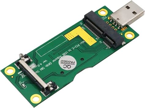 Mini Pci E A Usb Adaptador Con Ranura Para Tarjeta Sim Wwan Lte Memoria