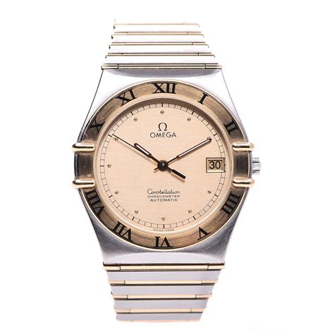 OMEGA Stainless Steel 18K Yellow Gold 35mm Constellation Chronometer