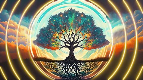 528Hz TREE Of LIFE Heal Golden Chakra Increases Mental Strength