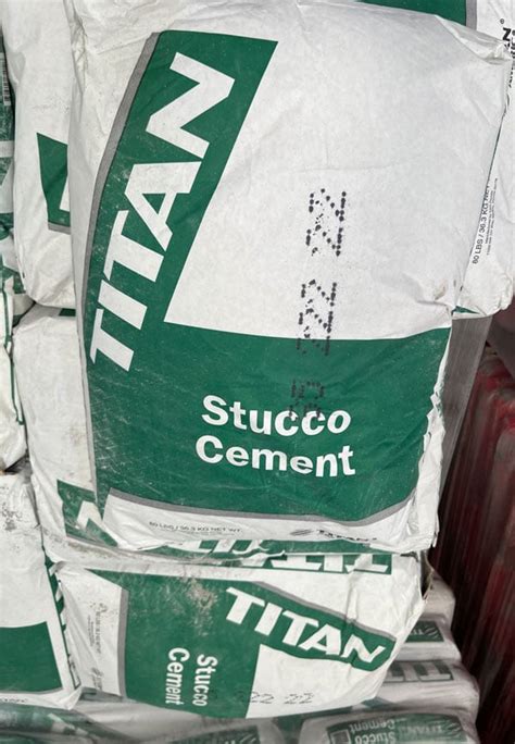 Titan Stucco Cement - Carroll's Building Materials