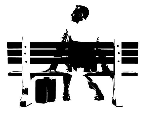 Forrest gump wall painting template | Silhouette art, Pop art comic ...