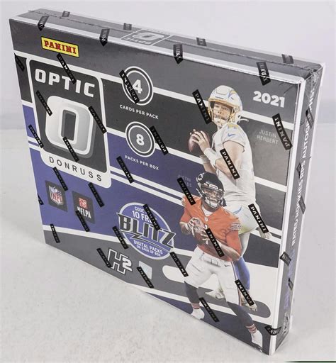 2021 Panini Donruss Optic Football H2 Hobby Hybrid Box Da Card World