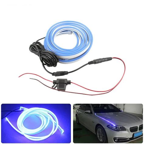 Car Led Light Strip For Hood Pcs Waterproof Flexible Decoration Cm