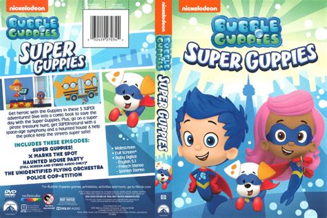 Bubble Guppies: Super Guppies dvd cover (2015) R1