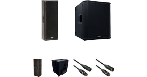 Qsc Kw Active Loudspeaker Kit With Ks Active Subwoofer