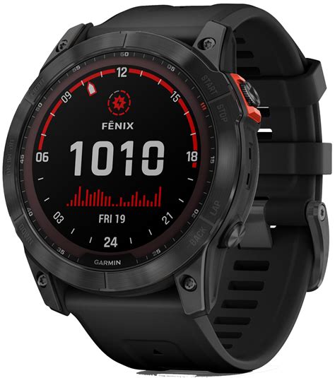 Garmin Fenix X Solar Mm Czarny Zegarek Sportowy Niskie Ceny I