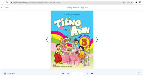 Sách Tiếng Anh lớp 5 | Xem online, tải PDF