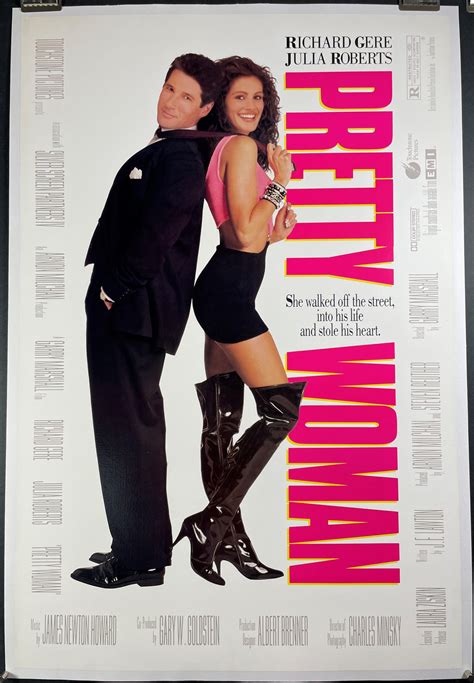 PRETTY WOMAN, Original Linen-Backed Julia Roberts Romantic Comedy Movie ...