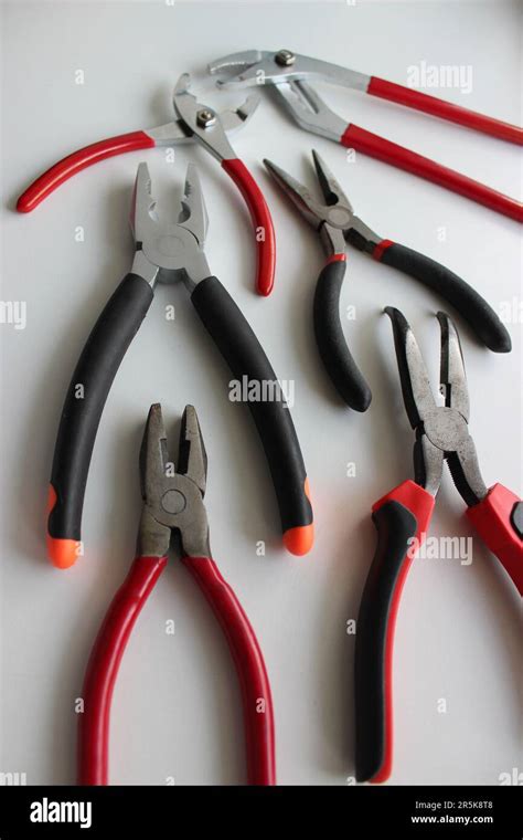 Vertical Stock Photo Of Slip Joint Pliers Groove Pliers Needle Nose