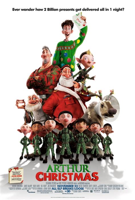 Arthur Christmas U K U S A Amalgamated Movies