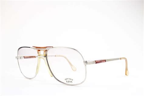 Vintage Aviator Glasses | Retro Eyeglass Frame with Demo Lenses