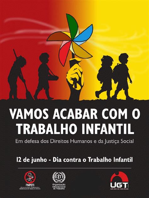 De Junho Dia Mundial Contra O Trabalho Infantil Ugt Uni O Geral