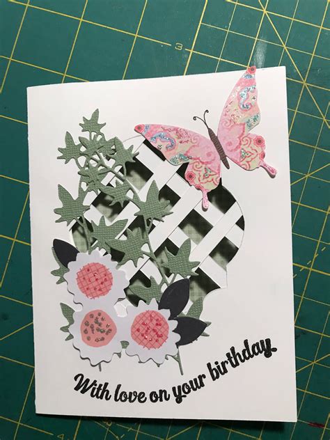 Latticetrellis Flower Card