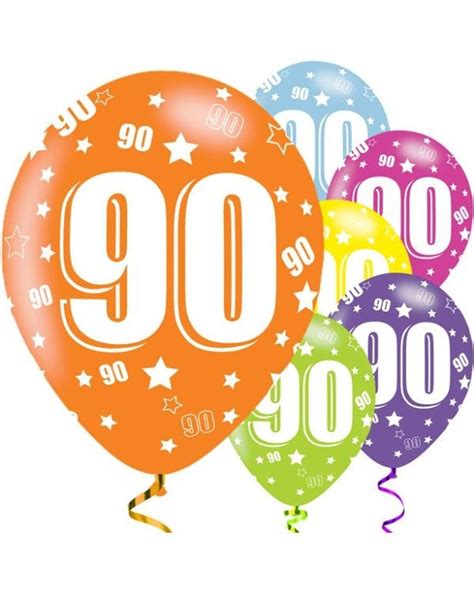 90th Birthday Balloons | Large Numbers & More | Party Delights