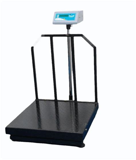 600mm Digital Mild Steel Platform Scale Weighing Capacity 500 Kg 600