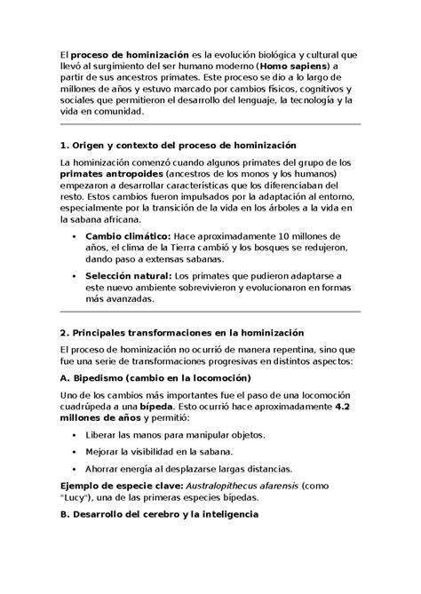 Que Es La Hominizacion 4