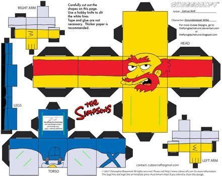 Lisa Simpsons Cubeecraft By Jagamen On Deviantart Princess Paper