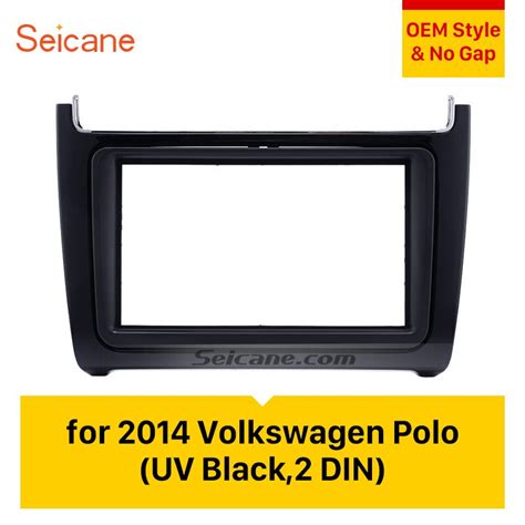 Seicane 2 Din Car Auto Stereo DVD Frame Fascia For Volkswagen Polo UV