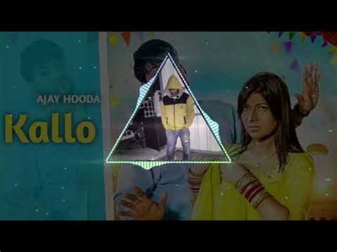 KALLO HARD REMIX AJAY HOODA DJ RAVI BANDRANA NEW HARYANVI REMIX