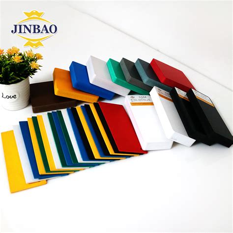 Jinbao Pvc Printing Plastic Sheet Pvc Board Mm Thick White Pvc Foam