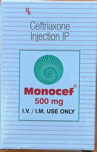 Monocef Mg Ceftriaxone Injection At Rs Vial In Mumbai Id