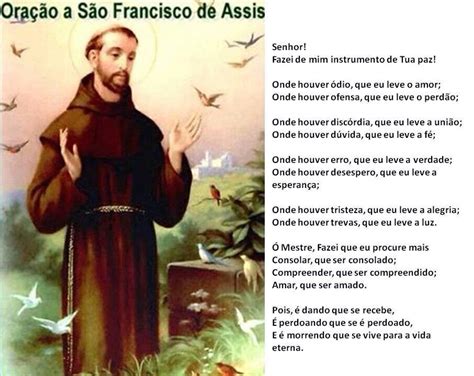 Oração à São Francisco de Assis Oração de são francisco São