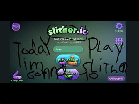 Playing Slither Io Part Youtube