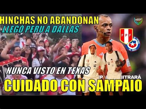 Arbitro Es Un Peligro Para Seleccion Peruana Por Tener Mala Racha