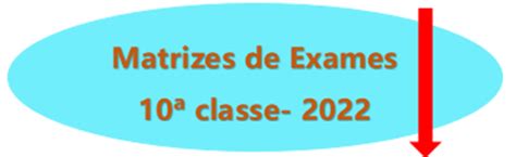 Baixar Matrizes de exames da 10ª classe 2022