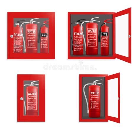 How To Use Fire Extinguisher Vector Manual Stock Vector Illustration Of Manual Information