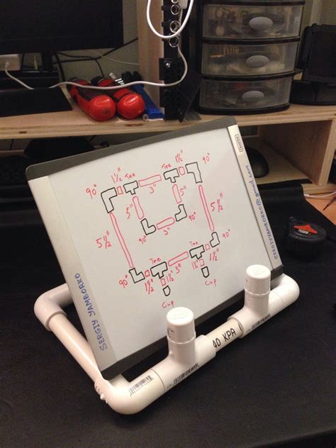 PVC Dry-Erase Board Stand : 4 Steps - Instructables