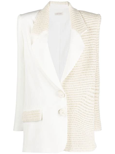 THE MANNEI Caen Panelled Single Breasted Blazer Editorialist