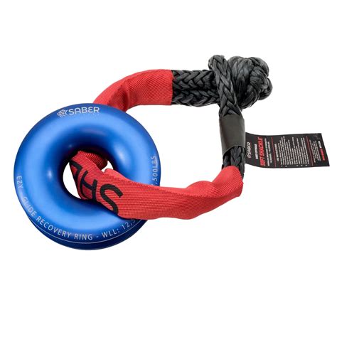 Ezy Glide Recovery Ring And Soft Shackle Kit Saber Offroad