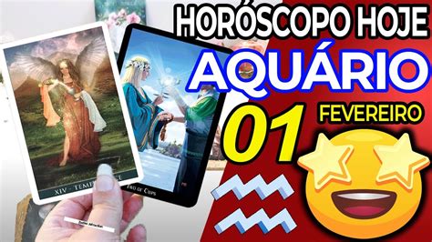 VOCÊ RECEBE UMA SURPRESA Horoscopo do dia de hoje AQUÁRIO 1