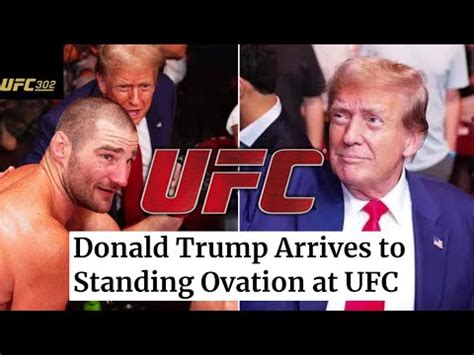 Donald Trump Receives MASSIVE Standing Ovation At UFC 302 After