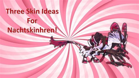 Three Skin Ideas for Nachtskinhren! | Creatures of Sonaria - YouTube