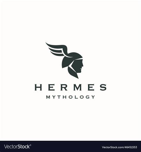 Hermes Olympian Ancient Greek God Logo Icon Design