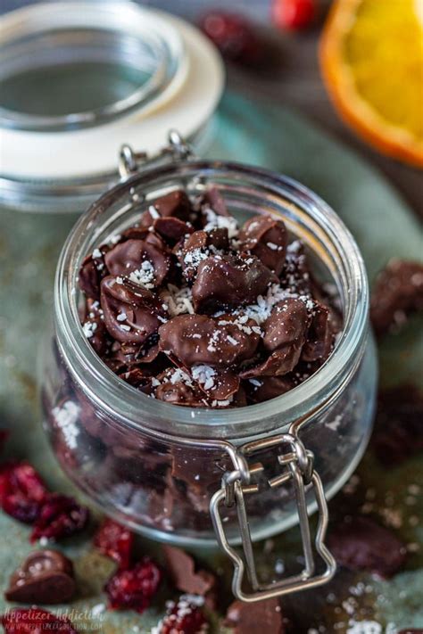 Chocolate Covered Cranberries Recipe Chocolate Appetizers