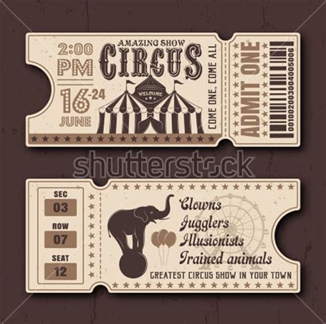 Carnival Ticket Invitation Templates Free Psd Ai Word Indesign Formats