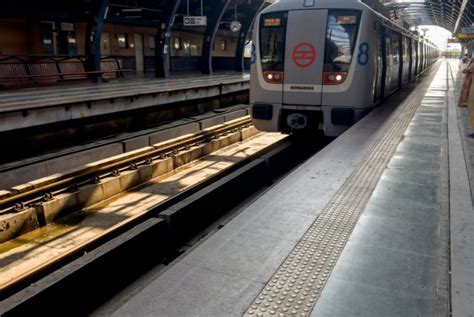 Delhi Metro S Blue Line Came To A Brief Halt After A 64 Year Old