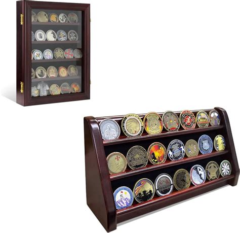 Amazon ASmileIndeep 5 Row Challenge Coin Display Case 3 Row