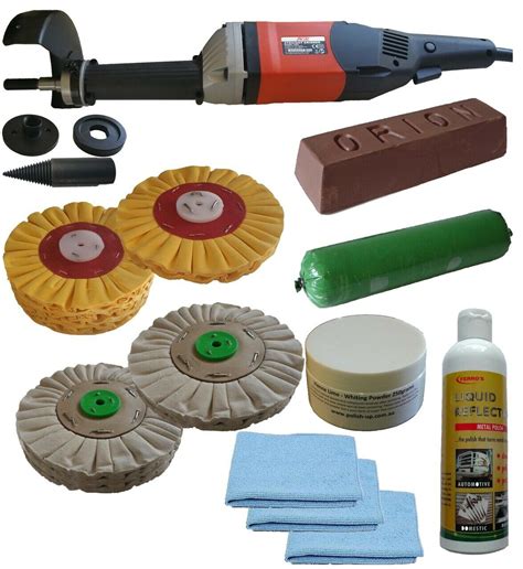 178mm Airflow Alloy Non Ferrous Metal Barell Polisher Kit - Polishup