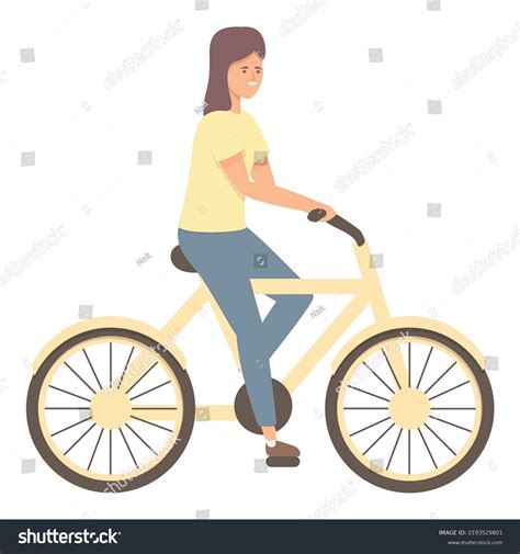 Bike Ride Icon Cartoon Vector Family Stock Vector (Royalty Free ...